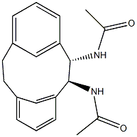 (1S,2S)-N,N'-Diacetyl-1,2-[ethylenebis(3,1-phenylene)]ethane-1,2-diamine Struktur