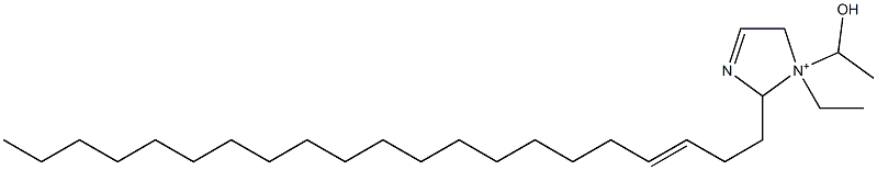 1-Ethyl-2-(3-henicosenyl)-1-(1-hydroxyethyl)-3-imidazoline-1-ium Struktur