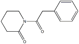 1-(Benzylcarbonyl)piperidin-2-one Struktur