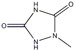 1-Methyl-1,2,4-triazolidine-3,5-dione Struktur