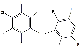 1-(2,3,5,6-Tetrafluorophenoxy)-4-chloro-2,3,5,6-tetrafluorobenzene Struktur