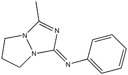 3-Methyl-N-phenyl-6,7-dihydro-1H,5H-pyrazolo[1,2-a][1,2,4]triazol-1-imine Struktur