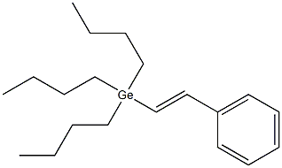 [(E)-Styryl]tributylgermane Struktur