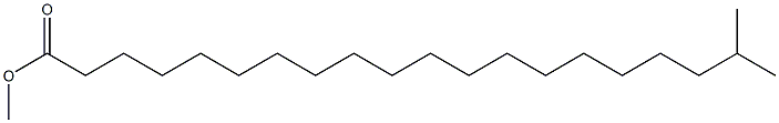 19-Methylicosanoic acid methyl ester Struktur