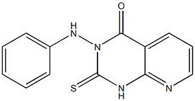 1,2-Dihydro-3-phenylamino-2-thioxopyrido[2,3-d]pyrimidin-4(3H)-one Struktur