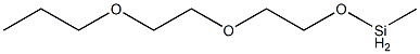 Methyl[2-(2-propoxyethoxy)ethoxy]silane Struktur