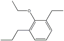 1-Ethoxy-2-ethyl-6-propyl-benzene Struktur