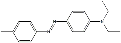 4-(Diethylamino)-4'-methylazobenzene Struktur