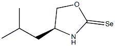 (4S)-4-Isobutyloxazolidine-2-selenone Struktur