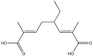 Bismethacrylic acid 1-ethyl-1,2-ethanediyl ester Struktur