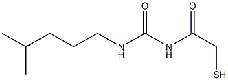 1-Isohexyl-3-(mercaptoacetyl)urea Struktur