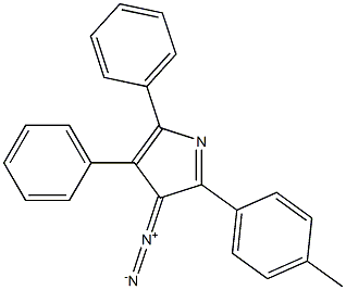 3-Diazo-2-(4-methylphenyl)-4,5-diphenyl-3H-pyrrole Struktur