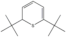 2,6-Di-tert-butyl-2H-thiopyran Struktur