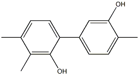 3,4,4'-Trimethyl-1,1'-biphenyl-2,3'-diol Struktur