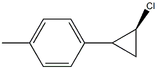 1-[(2S)-2-Chlorocyclopropyl]-4-methylbenzene Struktur