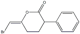 (6E)-6-(Bromomethylene)-3-phenyltetrahydro-2H-pyran-2-one Struktur