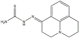 2,3,6,7-Tetrahydro-1H,5H-benzo[ij]quinolizin-1-one thiosemicarbazone Struktur