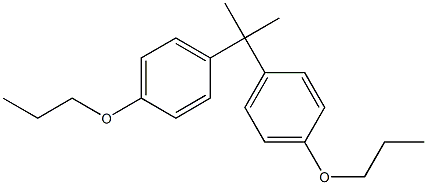 2,2-Bis[4-(propyloxy)phenyl]propane Struktur