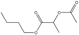 2-(Acetyloxy)propionic acid butyl ester Struktur