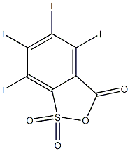 3,4,5,6-Tetraiodo-2-sulfobenzoic anhydride Struktur