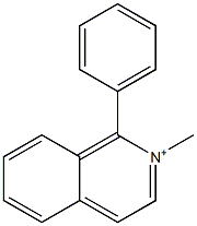 2-Methyl-1-phenylisoquinolinium Struktur