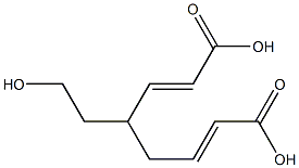 Bisacrylic acid 1-(2-hydroxyethyl)-1,2-ethanediyl ester Struktur