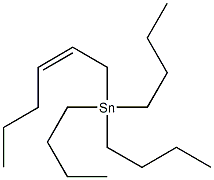 [(Z)-2-Hexenyl]tributyltin(IV) Struktur