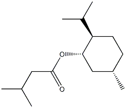 (1S,3S,4R)-p-Menthane-3-ol isovalerate Struktur