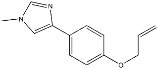 1-Methyl-4-[4-(2-propenyloxy)phenyl]-1H-imidazole Struktur