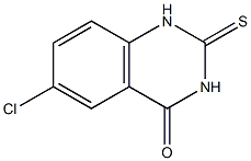 1,2-Dihydro-2-thioxo-6-chloroquinazolin-4(3H)-one Struktur