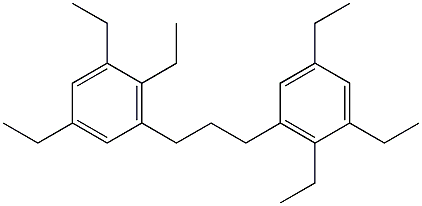 3,3'-(1,3-Propanediyl)bis(1,2,5-triethylbenzene) Struktur