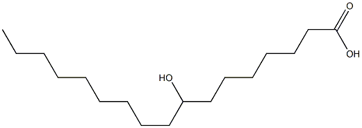 8-Hydroxyheptadecanoic acid Struktur