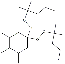 3,4,5-Trimethyl-1,1-bis(1,1-dimethylbutylperoxy)cyclohexane Struktur