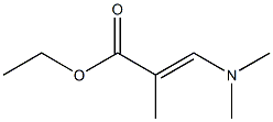 3-(Dimethylamino)methacrylic acid ethyl ester Struktur