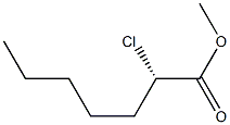 (S)-2-Chloroheptanoic acid methyl ester Struktur