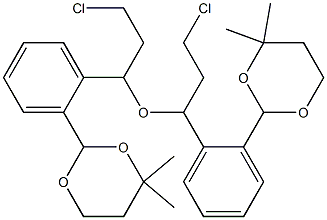 [2-(4,4-Dimethyl-1,3-dioxan-2-yl)phenyl](3-chloropropyl) ether Struktur