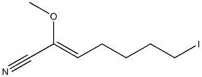 7-Iodo-2-methoxy-2-heptenenitrile Struktur