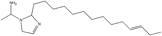 1-(1-Aminoethyl)-2-(11-tetradecenyl)-3-imidazoline Struktur