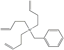 Tri(3-butenyl)benzylaminium Struktur