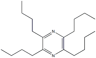 2,3,5,6-Tetrabutylpyrazine Struktur