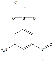 3-Amino-5-nitrobenzenesulfonic acid potassium salt Struktur