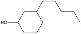 3-Pentylcyclohexanol Struktur