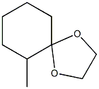 2-Methylcyclohexanone ethylene acetal Struktur