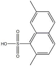 2,7-Dimethyl-1-naphthalenesulfonic acid Struktur