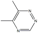 5,6-Dimethyl-1,2,4-triazine Struktur