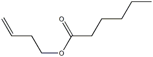 Caproic acid 3-butenyl ester Struktur