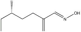 [S,(+)]-5-Methyl-2-methyleneheptanaloxime Struktur