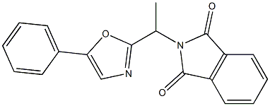 2-[1-(5-Phenyloxazol-2-yl)ethyl]-2H-isoindole-1,3-dione Struktur