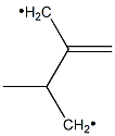 3-Methyl-2-methylenebutane-1,4-diylradical Struktur