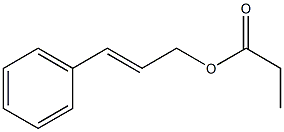 Propanoic acid [(E)-3-phenyl-2-propenyl] ester Struktur